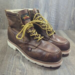 Thorogood Men's Size 13 EE American Heritage 6″ Trail Moc Safety Toe Crazy Horse